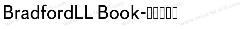 BradfordLL Book字体转换